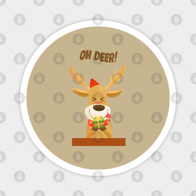 Oh Deer! Magnet by Mysticalart